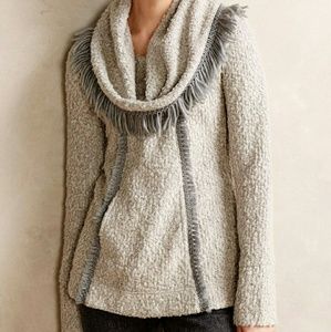 Anthro / ANGEL OF THE NORTH Fringed Cowl Pullover